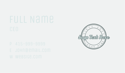 Stylist Makeup Wordmark Business Card Image Preview