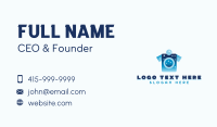 Bubble Shirt Laundromat Business Card Design