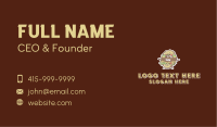 Burger Stand Mascot  Business Card Image Preview