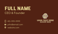 Burger Stand Mascot  Business Card Design