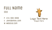 Happy Giraffe Business Card Image Preview