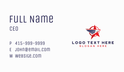 Eagle Star Wings Business Card Image Preview