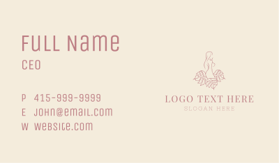 Natural Body Spa Business Card Image Preview
