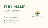 Field Lawn Mower Landscaping Business Card Image Preview