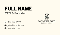 Winter Dog Clothing Business Card Image Preview