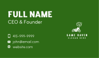 Tree Garden Lawn Mower Business Card Image Preview