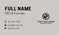 Mechanical Drill Emblem  Business Card Image Preview