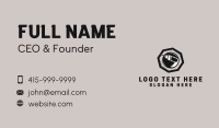 Mechanical Drill Emblem  Business Card Preview