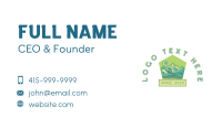 Nature Mountain Hiking Business Card Image Preview