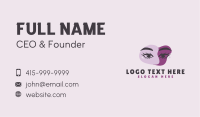 Beauty Eyelashes Makeup Business Card Image Preview
