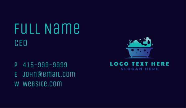 Pet Dog Bath Grooming Business Card Design Image Preview