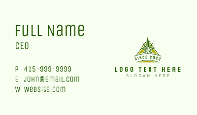 Marijuana Herb Plant Business Card Image Preview
