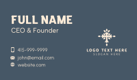 Catholic Cross Chapel Business Card Design