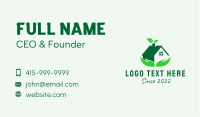 Green House Real Estate  Business Card Image Preview