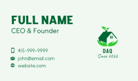 Green House Real Estate  Business Card Design