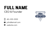 Triangle Car Vehicle Business Card Image Preview
