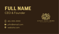 Elegant Ornament Crown Business Card Image Preview