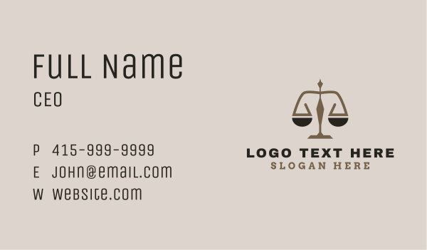 Scale Law Prosecutor Business Card Design Image Preview