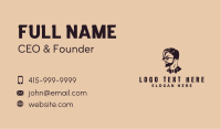 Handsome Barber Gentleman  Business Card Design