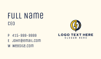 Power Voltage Letter O Business Card Image Preview