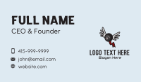 Online Webcam Wings  Business Card Design