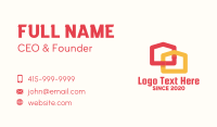 Modern Duplex House Business Card Image Preview