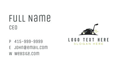 Lawn Grass Trimmer Business Card Image Preview
