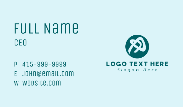 Handwritten Capital Letter A  Business Card Design Image Preview