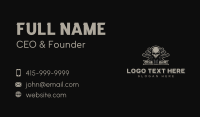 Revolver Skull Marksman Business Card Design