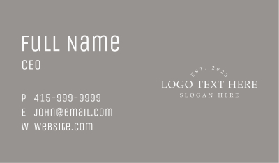 Cosmetics Beauty Wordmark Business Card Image Preview