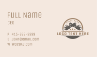 Industrial Chainsaw Woodwork Business Card Image Preview