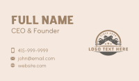 Industrial Chainsaw Woodwork Business Card Image Preview