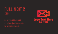 Video Camera Envelope Business Card Image Preview