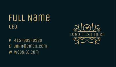 Luxury  Restaurant Cocktail Business Card Image Preview