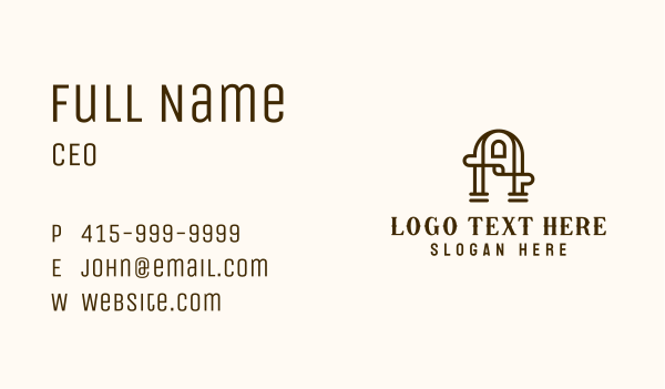 Letter A Building Contractor Business Card Design Image Preview