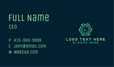 Tech Software Programming Business Card Image Preview