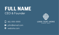 White Coral Shell Business Card Image Preview