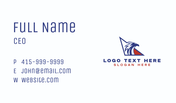 American Eagle Bird Business Card Design Image Preview