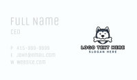 Dog Husky Bone Business Card Image Preview