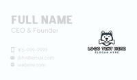 Dog Husky Bone Business Card Image Preview