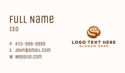 Cinnamon Baking Sweet Business Card Image Preview