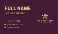 Generic Swoosh Star Business Card Image Preview