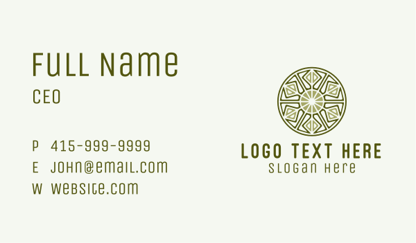 Textile Pattern Decoration Business Card Design Image Preview