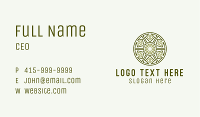 Textile Pattern Decoration Business Card Image Preview