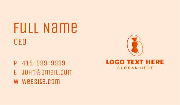 Dog Trainer Pet Leash Business Card Design Image Preview