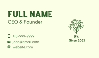 Coffee Bean Tree Branch Business Card Image Preview