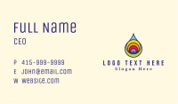 Colorful Liquid Droplet Business Card Image Preview
