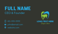 Pine Tree Tooth Business Card Design