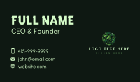 Organic Gardening Leaf Business Card Preview