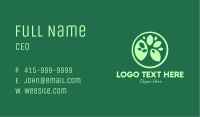 Green Ecology Leaves Business Card Image Preview